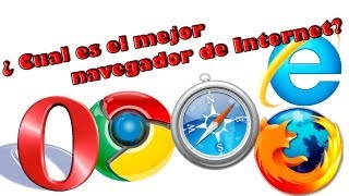 ¿Cual es el mejor navegador de internet Navegadores web [upl. by Ahsinauj]