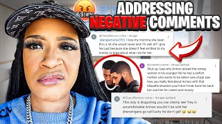 ADDRESSING NEGATIVE COMMENTS REGARDING ARMON amp TREY 🤬 [upl. by Kala]