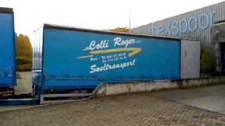 Jan K dockt vrachtwagencombinatie Colli Roger in [upl. by Vaughn]