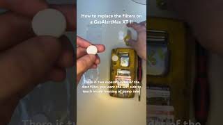 Check out how to replace the filters on a GasAlertMax XT II in under one minute [upl. by Yer345]