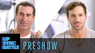 Preshow Rob Riggle vs Jeff Dye  Lip Sync Battle [upl. by Sirois790]