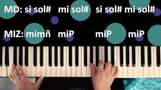 Arpegio para piano tutorial Amarte solo a ti [upl. by Oikim38]