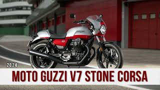 2024 Moto Guzzi V7 Stone Corsa TM [upl. by Recnal983]