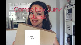 LA DOUBLE GAMBETTES BOX JuinJuillet [upl. by Etterrag37]