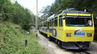 Wendelsteinbahn Bergfahrt  Aipl  Bedarfshalt und Ausweiche [upl. by Bear]