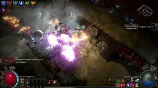 Path Of exile 320 Day 12 Logbook Farming Build Cold Dot Occultist [upl. by Eitteb]