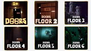 DOORS FLOOR  Chapter 1 2 3 4 5 6  Icons Comparison [upl. by Rhtaeh]