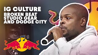 IG Culture on Broken Beat Studio gear and Dodge City  Red Bull Music Academy [upl. by Salokin]