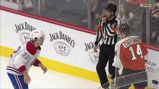 Couturier hit on Dach Xhekaj Couturier Seeler altercation  A Deep Dive Tough Call Review [upl. by Atiuqahc]