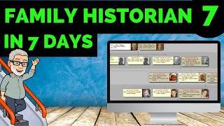 What I Discovered Using Family Historian 7 for 7 Days  Genealogy Software Showcase Ep9 [upl. by Clorinda]