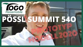 🌴 PÖSSL SUMMIT 540 PRIME SONDERMODELL  Togo Reisemobile  Modell 2020 [upl. by Fenn310]