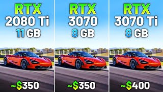 10 Games on RTX 2080 Ti vs RTX 3070 vs RTX 3070 Ti in 2023  4K [upl. by Vena]