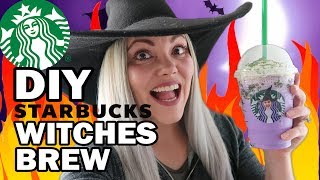 🔮DIY Starbucks Witches Brew Frappuccino Corinne VS Coffee [upl. by Erinn]