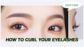 ENG 신세계 후기 폭발★속눈썹 완벽하게 뷰러하는 방법 Half tutorial  코코초 [upl. by Som821]