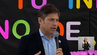 Kicillof abrió ciclo lectivo en Buenos Aires y dijo que Milei quotcortó una parte de sueldo a maestrosquot [upl. by Schultz973]