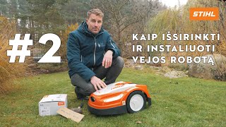 STIHL x T Gurskas 2 Kaip išsirinkti ir instaliuoti vejos robotą [upl. by Calvano]