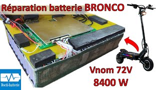 Réparer une batterie de trottinette BRONCO  Vnom Xtrem [upl. by Grubb]