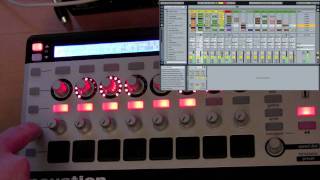 Novation  Controlling scenes and clips in Ableton Live with SL MkII [upl. by Odla]