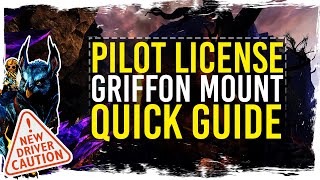 Guild Wars 2  Griffon Pilot License  Fly like a PRO [upl. by Edahc]