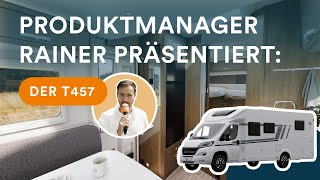 Wohnmobil  Teilintegrierter  Fahrzeugvorstellung  bis zu 5 Schlafplätze  Carado T457 [upl. by Pietro309]