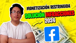 🚫➡️✅ Monetizacion Restringida  Recupera tu Monetización en Facebook Solución 2024 [upl. by Sanfred307]