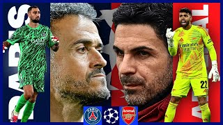 PSG vs Arsenal UEFA Champions League PREMATCH PODCAST [upl. by Carrick]