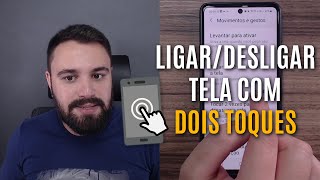 FAÇA ISSO PARA LIGAR OU DESLIGAR A TELA DO CELULAR COM DOIS TOQUES [upl. by Annabell]