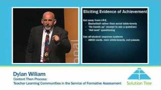 Solution Tree Dylan Wiliam Content Then Process [upl. by Glassco673]