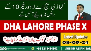 DHA Lahore Phase 10  Best Rates for Investment  Property Advice [upl. by Eedyaj]