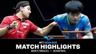 Lin YunJu vs Timo Boll  MS SF  WTT Contender Doha 2024 [upl. by Seabrook]