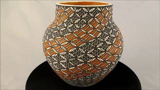 Smaller Acoma Pottery Jar by Melissa Antonio [upl. by Rudolfo]