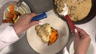 Plating Chicken and Mashed Potatoes [upl. by Quillon844]