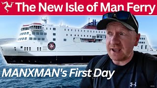 DAY ONE of the New Ferry to Douglas Isle of Man Welcome Aboard MANXMAN Enjoy the Crossing [upl. by Valdes]