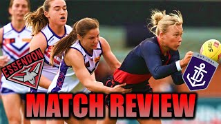 AFLW Round One Match Review Essendon v Fremantle [upl. by Helman]