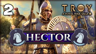 KING PRIAM PUTS HECTOR IN PERIL Total War Saga Troy  Hector Campaign 2  Lionheartx10 [upl. by Rachael225]