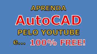 DICA Como finalmente aprender AutoCAD de graça [upl. by Ak]