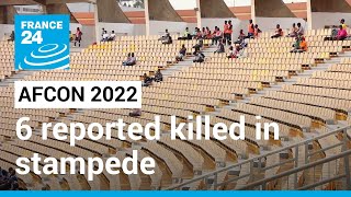 AFCON 2022 Six reported killed in stampede outside Olembe Stadium • FRANCE 24 English [upl. by Lenhard]