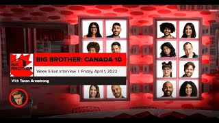 BBCAN10 Sixth Exit Interview [upl. by Aicelaf]