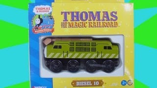 Diesel 10  AKA quotPinchyquot  A Thomas The Tank Engine amp Friends Wooden Railway Toy Review [upl. by Eenwahs751]