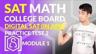 Digital SAT Math Walkthrough  800 Math Scorer  Practice Test 2 [upl. by Breana1]