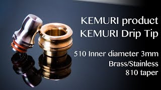 KEMURI 810  510 Drip tip by KEMURI product  Ms Vape [upl. by Lesab]