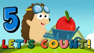 Number counting for children 15  kids learning videos [upl. by Yklam774]