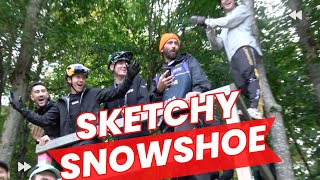 SKETCHY SNOWSHOE WORLD CUP PRACTICE [upl. by Arema950]