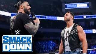 Reigns comes facetoface with Knight ahead of Crown Jewel WWE SmackDown highlights Nov 3 2023 [upl. by Dickens]