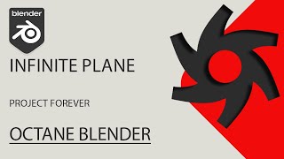 infinite plane  Blender Octane [upl. by Amando15]