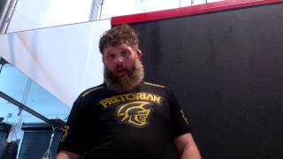 Matt Mitrione vs Roy Nelson Training for TUF 16 [upl. by Adnylg]