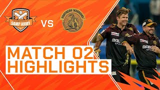 2023 Abu Dhabi T10 Match 2 Highlights Northern Warriors vs Morrisville Samp Army  Season 7 [upl. by Candra]