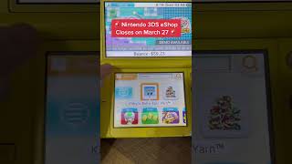 The 3DS eShop Is Closing [upl. by Itak]