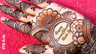 Very stylish amp beautiful mehndi design  Arabic mehndi design  simple mehndi  mehandi karwachauth [upl. by Alban]