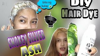 Diy hair color smokey silver ash by AnnGab [upl. by Yaniv28]